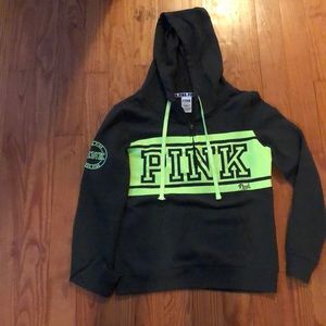 Pink Quarter Zip hoodie